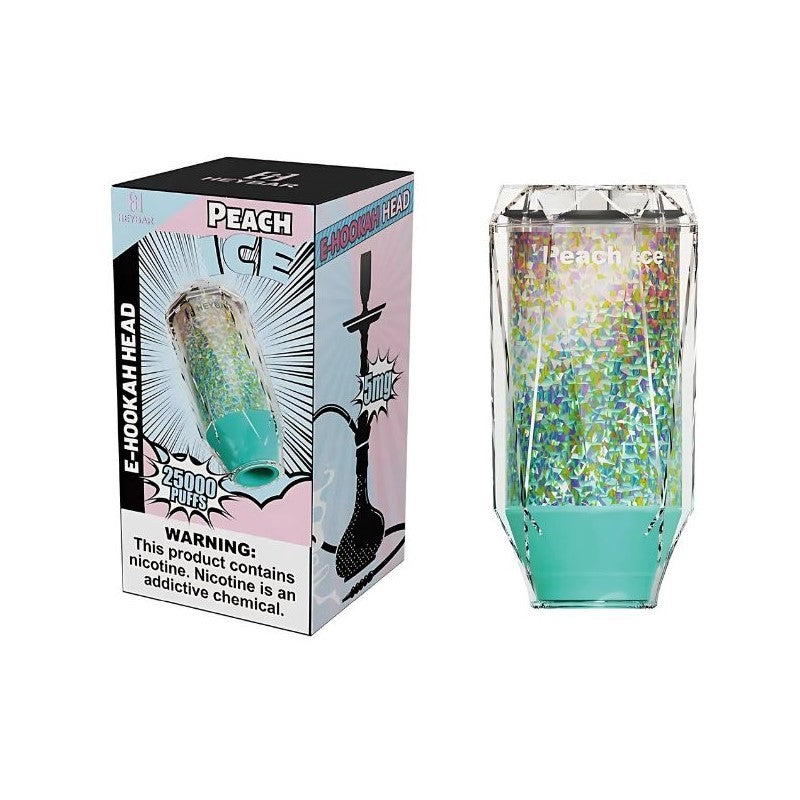 HEYBAR Disposable E-hookah Head | 25000 Puffs | 5mg | Flavors