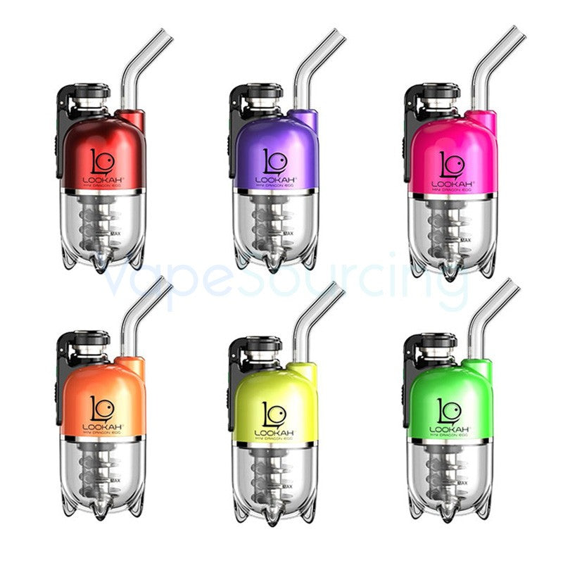 Lookah Mini Dragon Egg E-Rig Vaporizer - 910 Quartz Dual Mesh Coils
