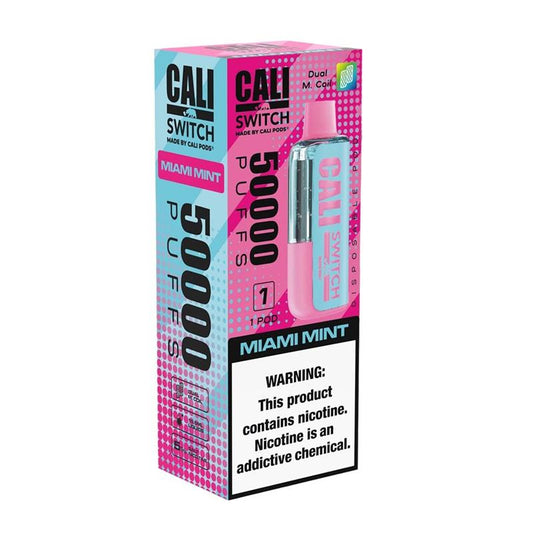Cali Switch Pod 50,000 Puffs Disposable Vape Kit - (50mg/ml) Salt Nicotine