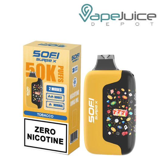 SOFI Surge X 50K 50000 Puffs Dual Mesh No Nicotine Disposable Vape