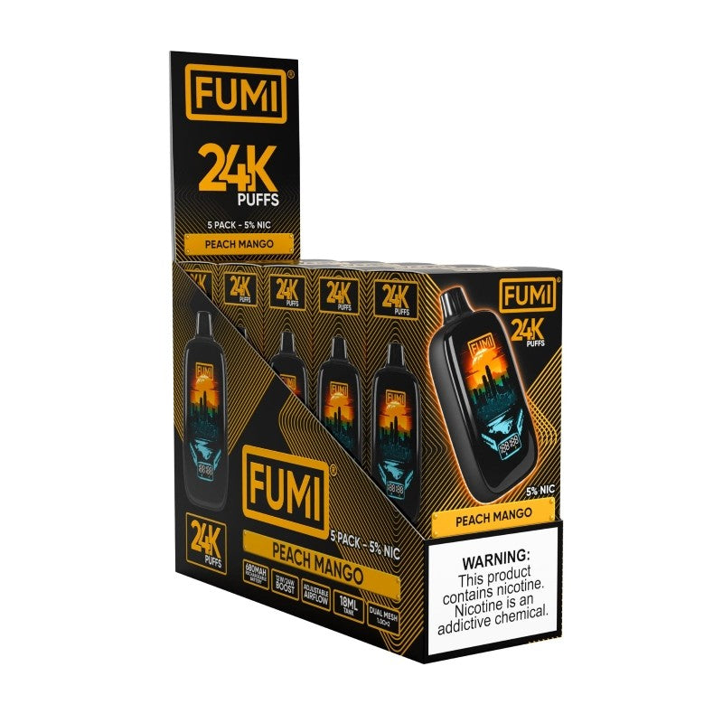 FUMI 24K Zero Nicotine | Disposable Vape Pen Price $16.99