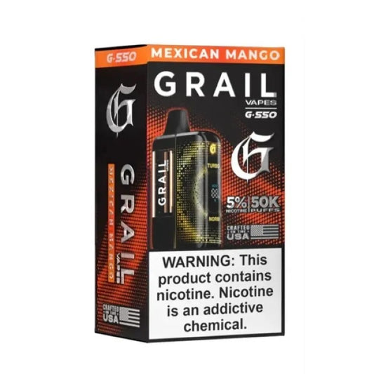 Grail G550 50K Disposable Vape Kit | Long-Lasting Device 50000 Puffs