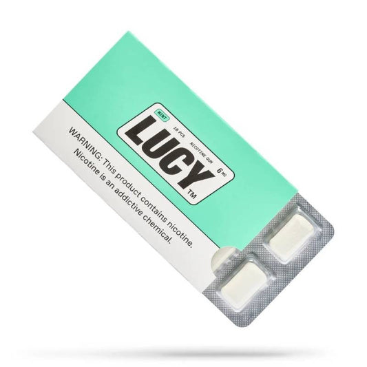 Lucy Mint Nicotine Gum - Each Pack Contains 10 Pieces