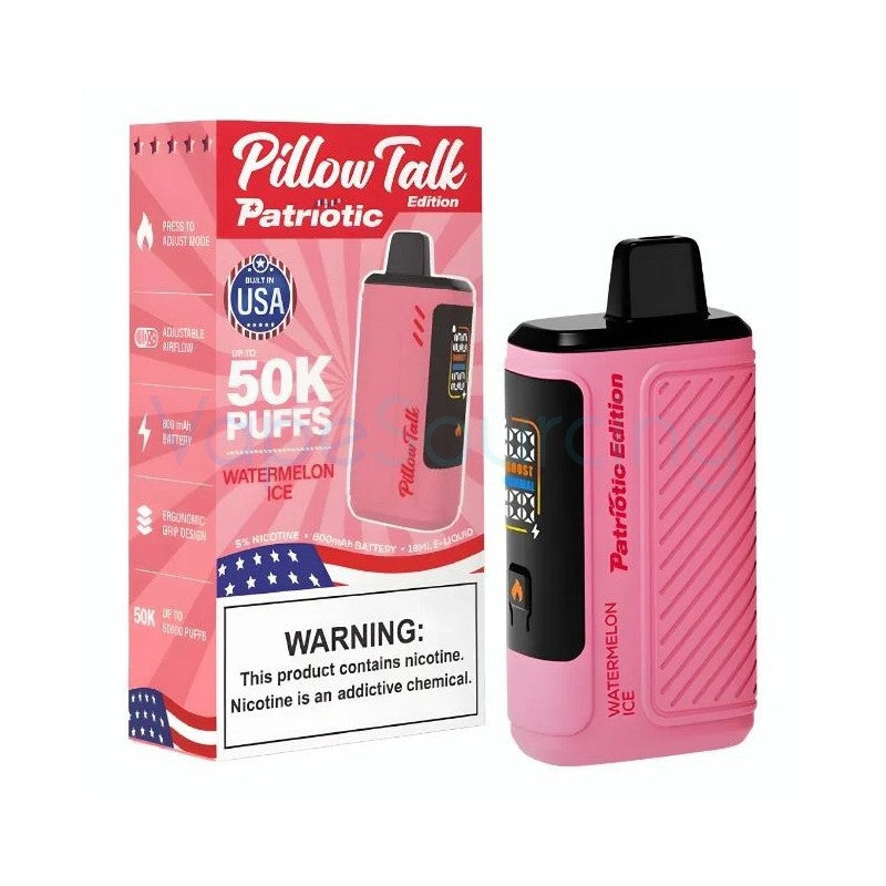 Pillow Talk 50K Patriotic Edition Disposable Vape Kit - 50000 Puffs