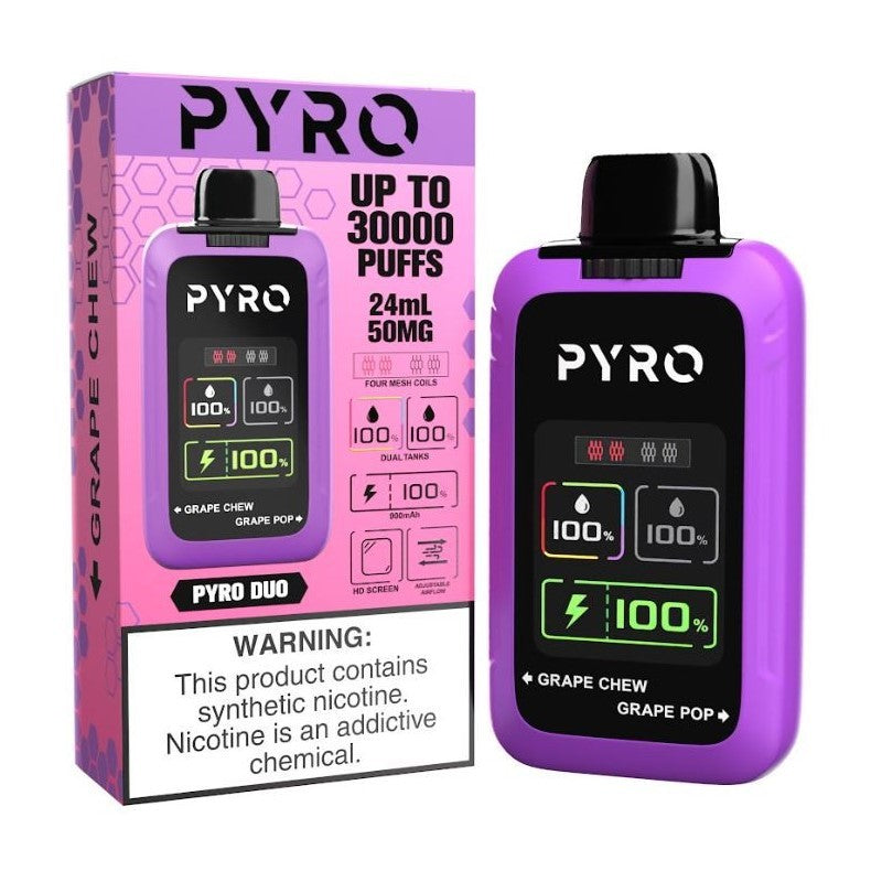 Pyro Duo 30000 Disposable Vape | Price  $17.29