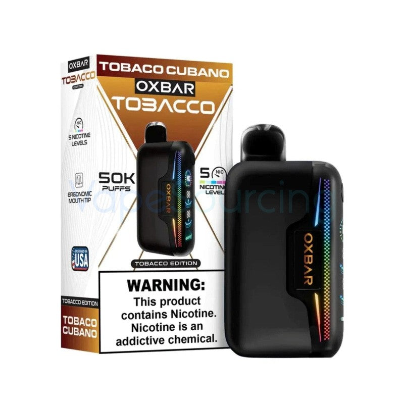 Tobacco Cubano OXBAR Astro Maze 50K Kit - Disposable Vape 50000 Puffs